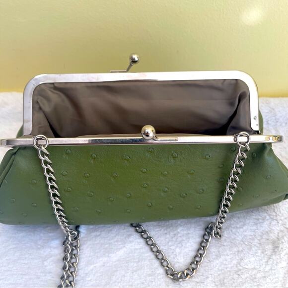 Vintage Bijoux Terner Faux Ostrich Ball Claspe Chain Strap Handbag, Shoulder Bag - Picture 8 of 16